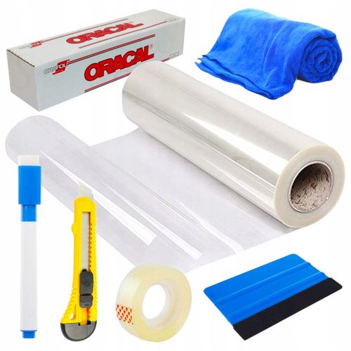 FOLIA OCHRONNA DRZWI PRZECIW DRAPANIU 100x100, 1x1 na Arena.pl