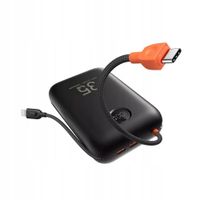 VEGER powerbank 30000 mAh z wbudowanymi kablami Typ C / Lightning PD QC3.0