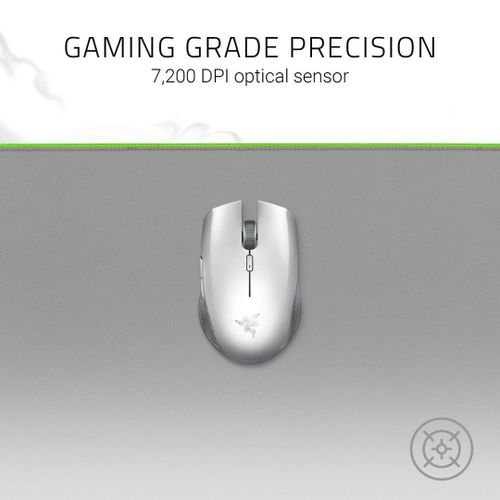 Razer Atheris Gaming Mouse, Mercury White, Wireless connection na Arena.pl
