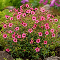 Pięciornik nepalski 'Miss Willmott' Różowa Bylina (Potentilla nepalensis)