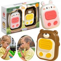 WALKIE TALKIE 2 SZT. ZESTAW KRÓTKOFALÓWKI MIŚ KRÓLIK DLA DZIECI DUŻY ZASIĘG