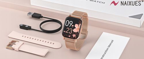 NAIXUES SMARTWATCH ZEGAREK DAMSKI Połączenie Bluetooth 1.85''AMOLED HD IP68 na Arena.pl