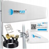 ANTENA ZEWNĘTRZNA DO ROUTERA INTERNETU TELEFONU 3G 4G 5G LTE ZTE HUAWEI 10m