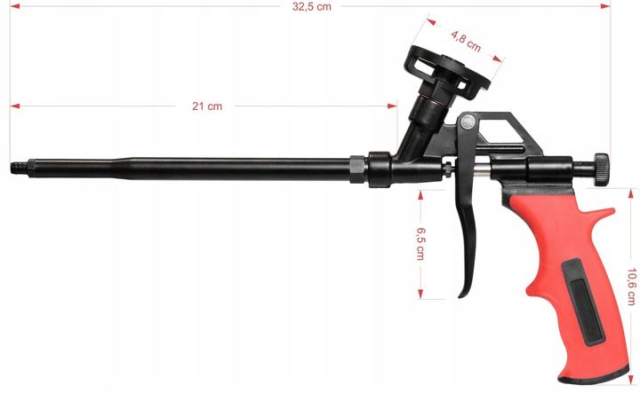 Pistolet do piany profesjonalny premium TEFLONOWY zdjęcie 11