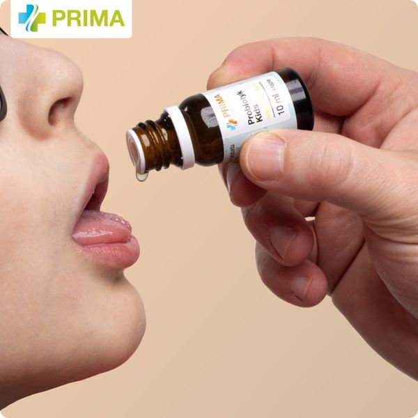 3 X PROBIOTYK KIDS dla dzieci jelita krople 10 ml PRIMA zdjęcie 4