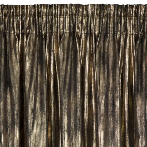 ZASŁONA GOTOWA EMILA NA TAŚMIE 140 X 270 CM CZARNY+ZŁOTY na Arena.pl