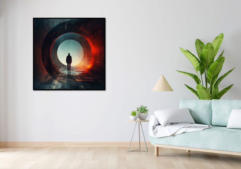 Plakat 100x100cm Portal do Świata zdjęcie 4