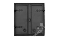 DRZWI A4 - 70X65 CM ŻELIWNE DO WĘDZARNI CHLEBOWE