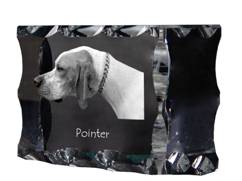 Pointer I ramka kryształowa z psem Art-Dog zdjęcie 3