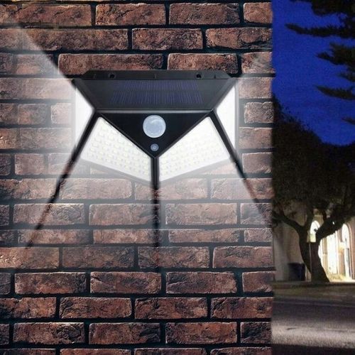 Lampa Solarna z Czujnikiem RUCHU ZMIERZCHU LAMPY 100 LED SOLARNE na Arena.pl