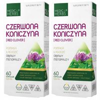 Suplement diety Czerwona Koniczyna Red Clover Medica Herbs 2x60 kapsułek