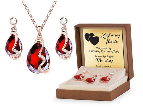 KOMPLET SWAROVSKI ELEMENTS GRAWER PREZENT VA120 na Arena.pl