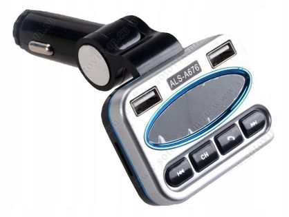 Wielofunkcyjny TRANSMITER FM USB SD BLUETOOTH MP3