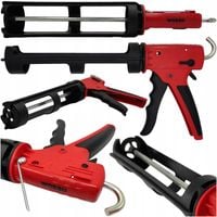 WYCISKACZ do tub Silikonu Mas Kleju w tubie PISTOLET 3w1 Budowlany