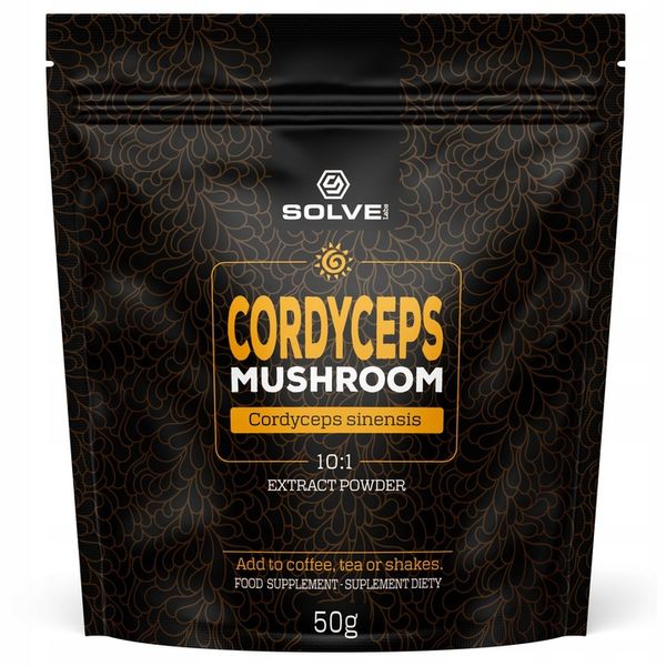 CORDYCEPS SINENSIS 10:1 EKSTRAKT 50G SOLVE LABS zdjęcie 1