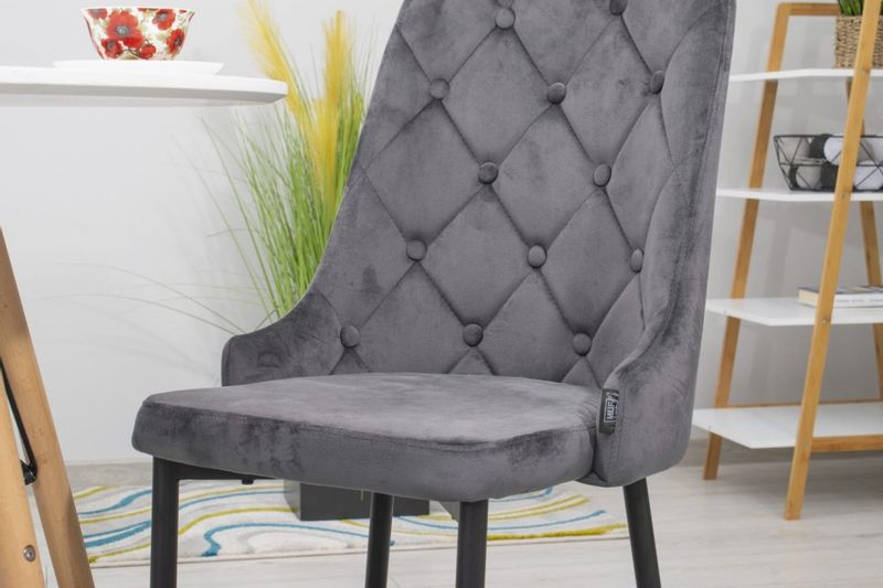 Krzesło CAPRI - szare x 4 zdjęcie 10