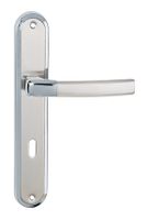 KLAMKA DRZWIOWA CAMILA 72MM KLUCZ KOLOR CHROM