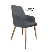 Krzesło obrotowe WESTA noga złota BL14