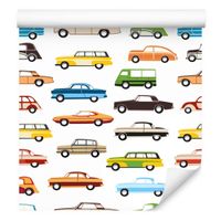 Tapeta Dla Dzieci Kolorowe SAMOCHODY Auta Pojazdy