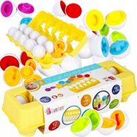 PUZZLE UKŁADANKA MONTESSORI KSZTAŁTY JAJKA SORTER