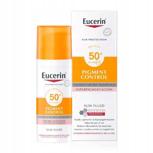 EUCERIN SUN PROTECTION Fluid krem - filtr SPF 50+ na przebarwienia 50ml na Arena.pl