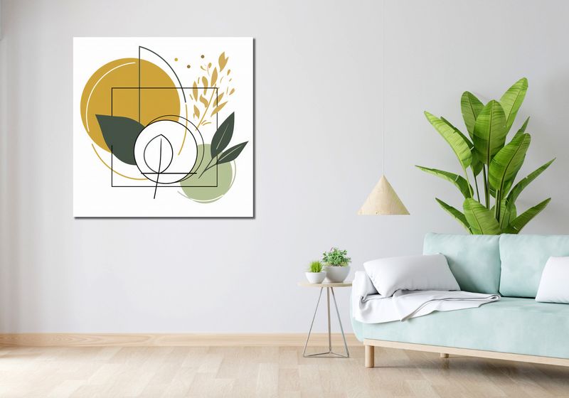Obraz 100x100cm Słońce w Ogrodzie zdjęcie 2