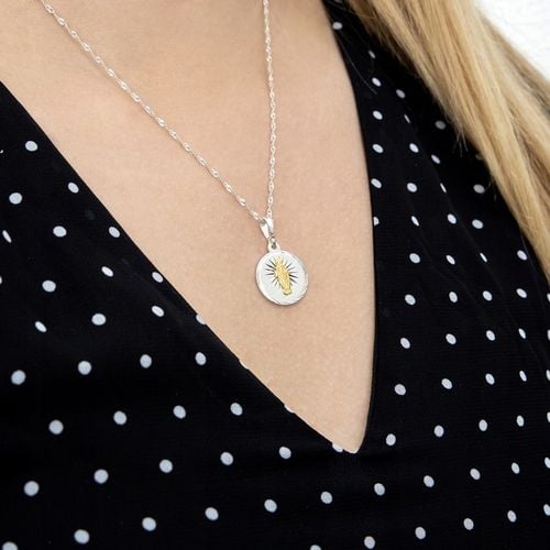 SREBRNY ŁAŃCUSZEK+MEDALIK 925 KOMUNIA CHRZEST ROCZEK DLA DZIEWCZYNKI GRAWER na Arena.pl