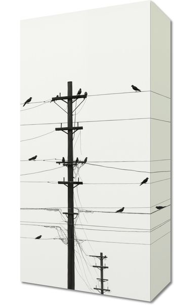 Obraz 20x40cm Symfonia na Drutach zdjęcie 1
