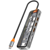 canyon hub ds-13 7 w 1 4k usb-c transparentny