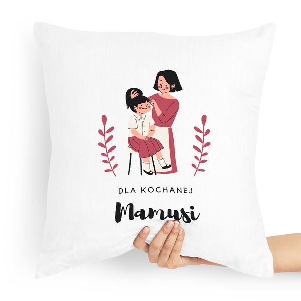 Poduszka Prezent Upominek Dla Mamy Kochanej Mamusi Z Nadrukiem Ze Zdjęciem zdjęcie 1