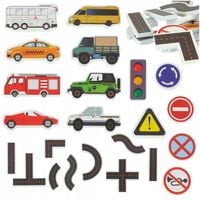 Zabawka wodna dla dzieci naklejki do kąpieli piankowe autka