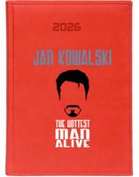 KALENDARZ A4 2026 DZIENNY terminarz nadruk TWÓJ NAPIS PREZENT DLA FACETA