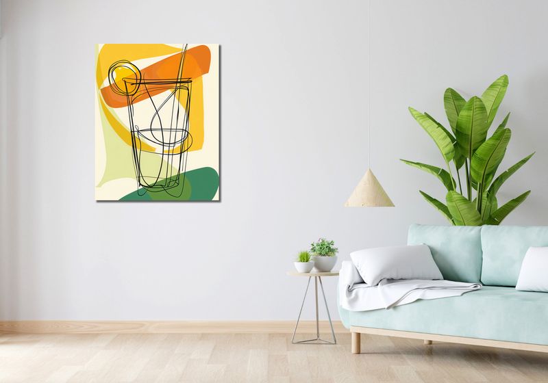 Obraz 70x90cm Koktajl Artystyczny zdjęcie 2