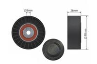 ROLKA NAPINACZA PASKA AUDI A6 C7 2011 2012 2013 2014 2015 2016 2017 2018