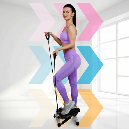 Stepper prosty z linkami ekspanderami licznikiem schody fitnessu turbo pupa na Arena.pl