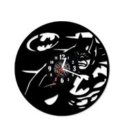 Zegar ścienny z płyty winylowej Batman 135.13