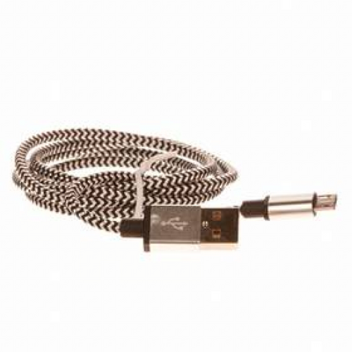 Kabel CellFish USB/micro USB, 1m (PLUSBKABELSILVER) Srebrny na Arena.pl