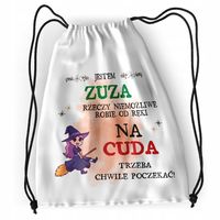 Plecak Dla Zuzy Sportowy Szkolny Worek Torba Z Nadrukiem Ze Zdjęciem