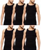 PODKOSZULKA KOSZULKA MĘSKA 100% BAWEŁNA GŁADKA OKRĄGŁY ZESTAW 6-SZT - 4XL