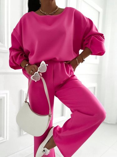 KOMPLET DAMSKI SPODNIE GARNITUR ELEGANCKI KOLORY na Arena.pl