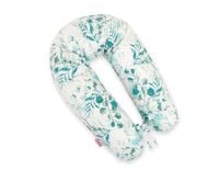 Bawełniana poszewka do poduszki ciążowej Longer - Eucaliptus mint