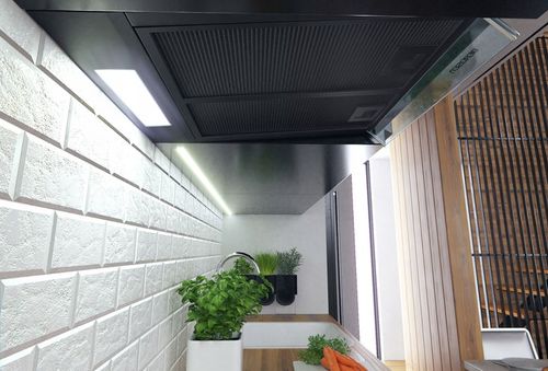 OKAP PODSZAFKOWY KUCHENNY 60cm BERDSEN CZARNY 10A na Arena.pl