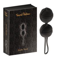 kulki z ciężarkami do stymulacji mięśni kegla, silikonowy gadżet, czarne