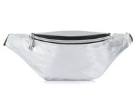 Holo Łatka Nerka Saszetka Damska Biodrówka Srebrna Hit X97