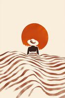 Plakat 61x91,5cm Chill Minimalistyczny , Wnętrza Styl Skandynawski, Boho