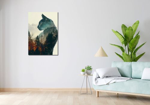 Obraz 60x90cm Koci Duch Lasu na Arena.pl