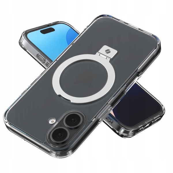 Spacecase Ring Pro Mag Iphone 16 Clear zdjęcie 2
