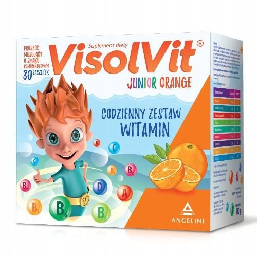 VISOLVIT ORANGE Junior - 30 saszetek zdjęcie 1