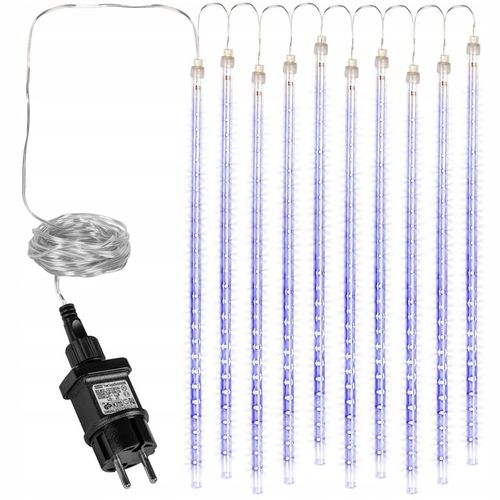 NIEBIESKIE LAMPKI SOPLE PADAJĄCY ŚNIEG 480 LED METEORYT 50 CM na Arena.pl