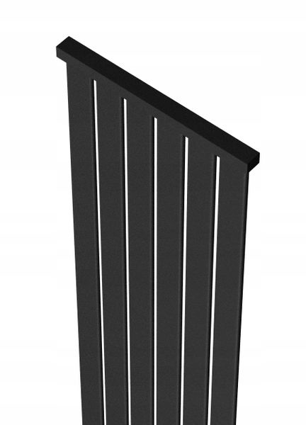 Grzejnik dekoracyjny LOTUS 160x30 CZARNA STRUKTURA zdjęcie 4